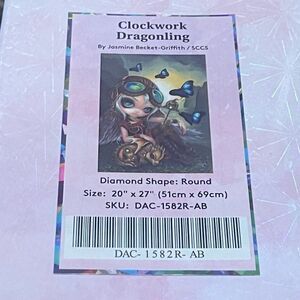Clockwork Dragonling by Jasmine Beckett Griffith from Diamond Art Club!